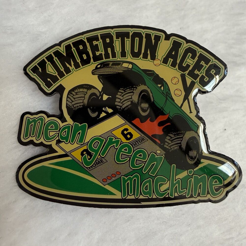 ⁠Kimberton Aces Mean Green Machine Baseball Trading Pin Monster Truck PA⁠